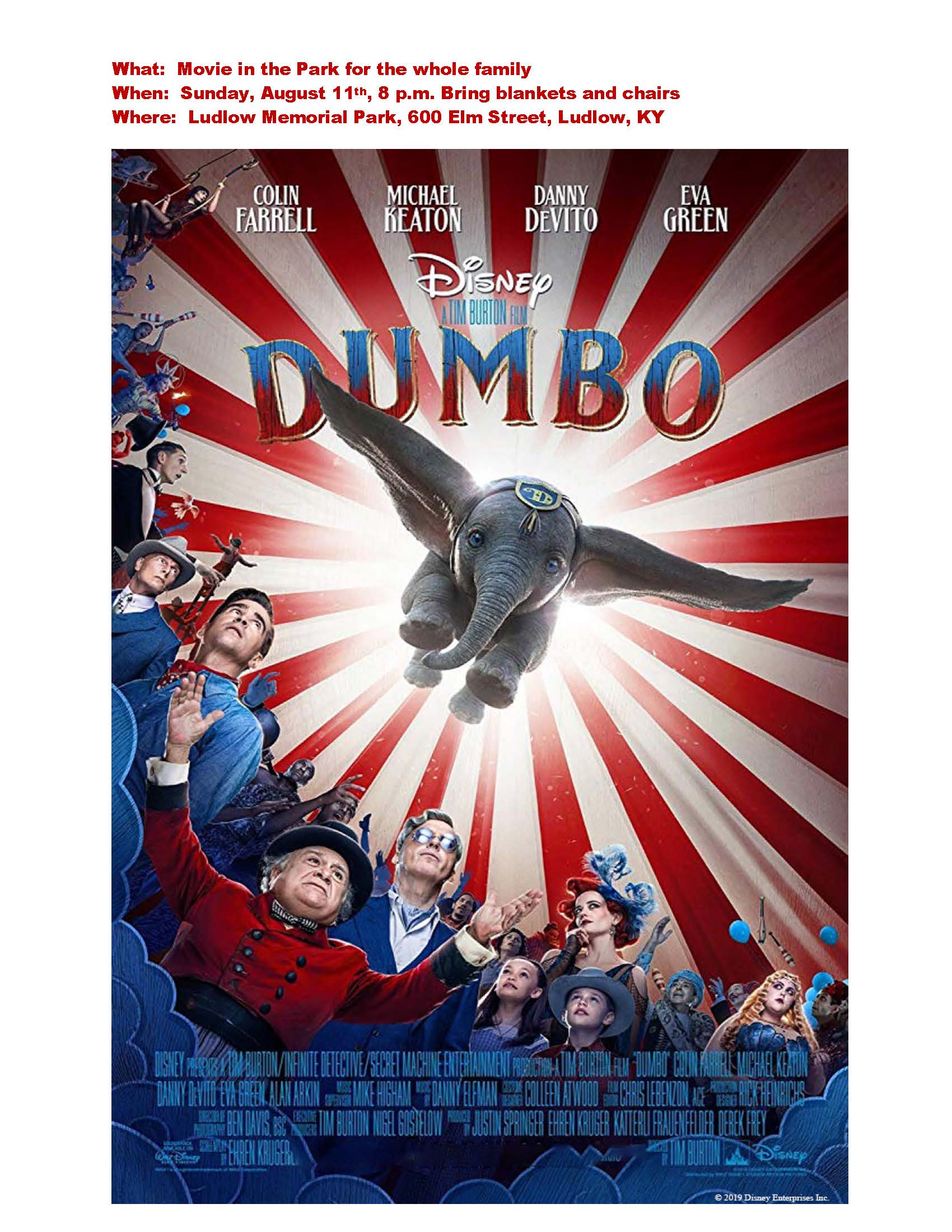 Promotional poster for Disney's film 