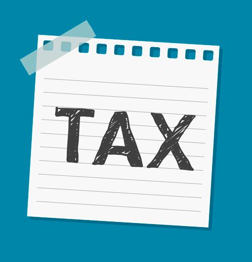 A white notepad page with the word 