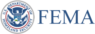U.S. Department of Homeland Security FEMA logo featuring an eagle and shield.